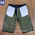 rainbow candy weft japanese selvedge cargo pants shorts